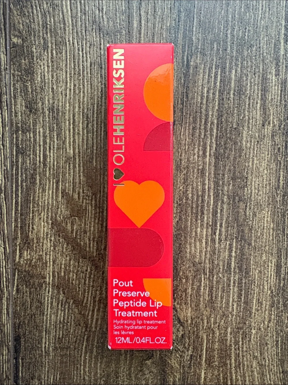 Ole Henriksen Pout Preserve Peptide Lip Treatment, Blood Orange Spritz BNIB